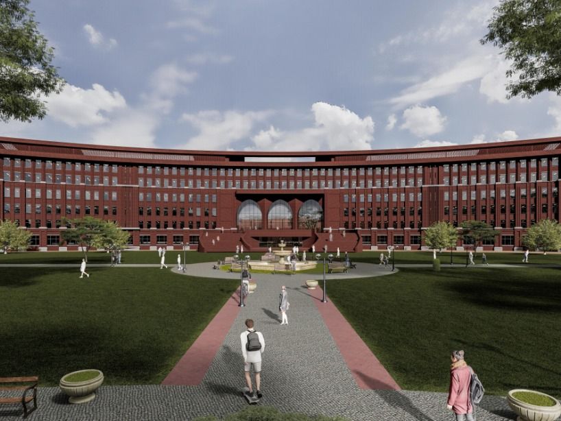 伟德国际victor1946“智慧之树”教学楼正式开工建设